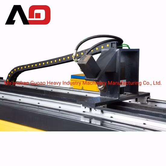Ventilation Square Tube Oval Hole Punching Cutting Machine with Hydraulic Power/CNC Angle Steel Flange Production Line