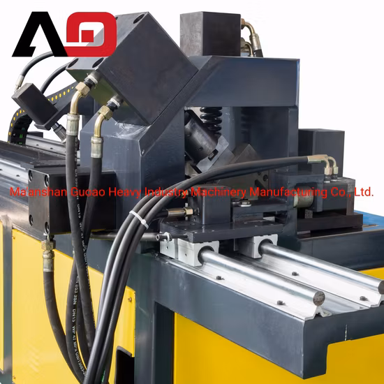 Ventilation Square Tube Oval Hole Punching Cutting Machine with Hydraulic Power/CNC Angle Steel Flange Production Line