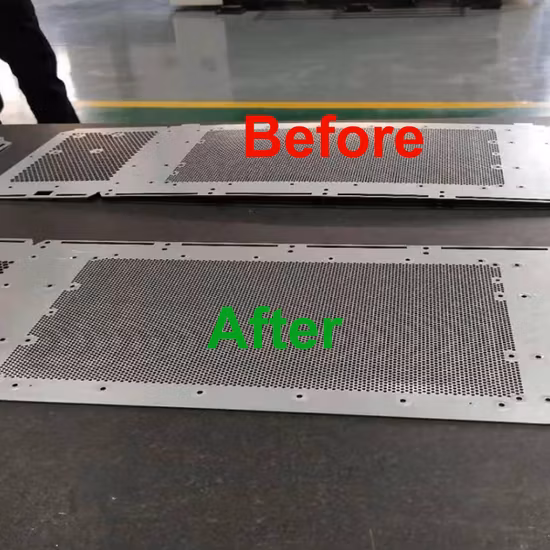 Nach der Bearbeitung nahezu spannungsfreie Metallplatten-Nivelliermaschine