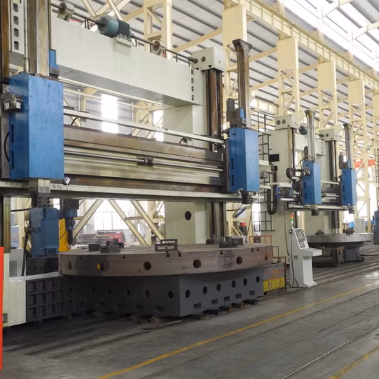 Hochleistungs-CNC-Vertikaldrehmaschine mit Doppelsäule Ck5240