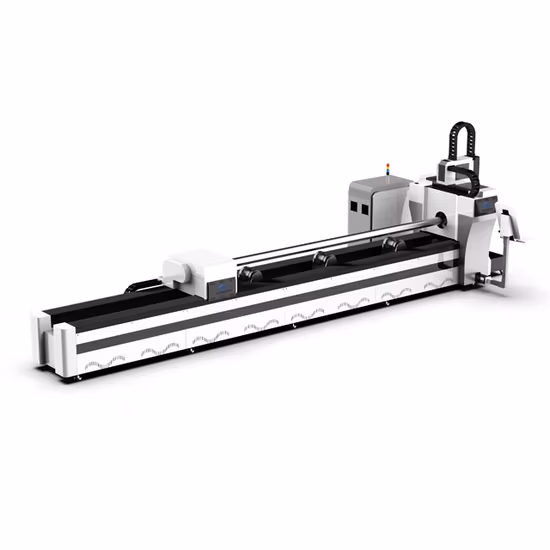 Lizer Metal Processing Machinery CNC-Faserlaserschneidemaschine zum Großhandelspreis mit vier Spannfuttern für schwere Stahl-/Eisen-/Aluminiumrohre